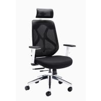 Maldini High Back Office Chair Black/White