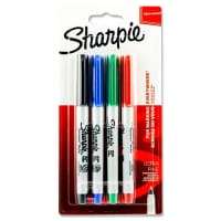 Sharpie Ultra Fine Markers Pack of 4 - Vibrant markers for all your creative needs