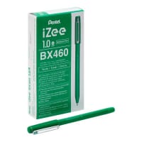 Pentel Izee 1.0mm Ballpoint Pen - Green - Enjoy Smooth Writing with a Fun, Vibrant Pen