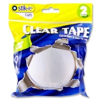 Stik-Ie Pack 2 Tape 19mm x 50m - Essential stationery for organization