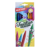 World of Colour Twisties Crayons Pack of 8 - Fun and Mess-Free Colouring Crayons
