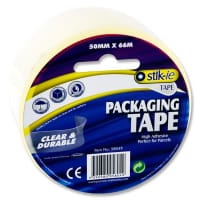Stik-Ie Transparent Packing Tape 66m x 50mm - Essential stationery for organization