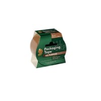 Ducktape Packaging Tape 50mmx25m Brown (Pack of 6) 260204