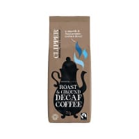 Clipper Fairtrade Decaffeinated Coffee Roast and Ground Organic 227g CTN268