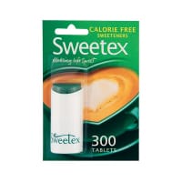 Sweetex Sweeteners Calorie-Free 300 Tablets (Pack of 6) 5122074