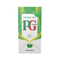PG Tips Pure Green Envelope Tea Bags (Pack of 25) 800399