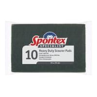 Spontex Pack of 10 Specialist Heavy Duty Pads Green 19500136