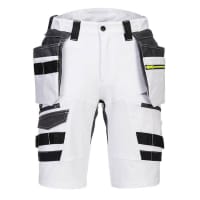 Portwest DX444 DX4 Detachable Holster Pocket Shorts White 33