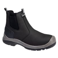 Portwest FV02 Steel Action Nubuck Dealer Boot S7 SC FO SR Black/Grey 40