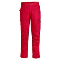 Portwest CD881 WX2 Eco Stretch Trade Trousers Deep Red 42 Regular Fit