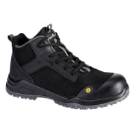 Portwest FE01 Bevel Composite Mid Boot S3S ESD SR FO Black/Grey 45