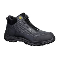 Portwest FE04 Girder Composite Mid Boot S3S ESD SR FO Black/Grey 45