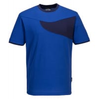 Portwest PW211 PW2 Cotton Comfort T-Shirt S/S Royal/Navy L