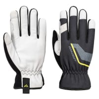 Portwest A775 Stretch Utility Leather Glove Black M