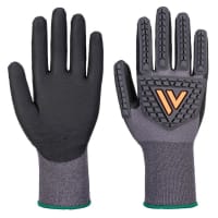 Portwest A715 Grip 15 Nitrile Impact Glove Black XL