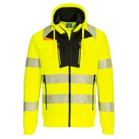 Portwest DX484 DX4 Hi-Vis Hoodie Yellow/Black XXL