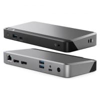 ALOGIC DUPRMX2-WW laptop dock/port replicator Wired USB 3.2 Gen 1 (3.1 Gen 1) Type-C Grey, Black