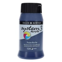 Daler Rowney System3 500Ml Acrylic Paint - Prussian Blue Hue Ideal for Cool Tones and Landscapes