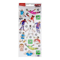 Emotionery Card 23 Puffy Stickers - Football Perfect Stickers for Football Fans and Crafts