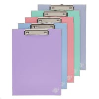 Premto Pastel A4 Pp Clipboard - Assorted Colours - Lightweight Office Tool
