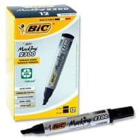 Bic Marking 2300 Chisel Tip Permanent Marker - Black Single Pack