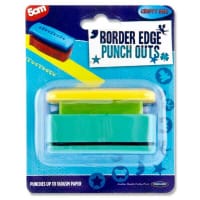 Crafty Bitz 5cm Border Edge Punch Out Pack of 3 Assorted Designs