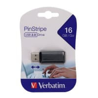 Verbatim Pinstripe Usb Drive - 16Gb - Compact & High-Speed Storage for Your Data