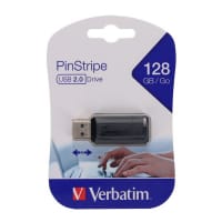 Verbatim Pinstripe Usb Drive 128Gb - High-Capacity Storage for All Your Digital Needs