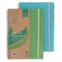 Concept Green A5 Project Book 100 Sheets 2 Assorted Useful for Projects