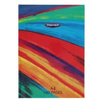 Rainbow A4 160Pg Hardcover Notebook - Durable & Stylish for School or Office
