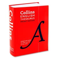 Collins Pocket Thesaurus English Must-Have for Writers