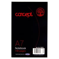 Concept A7 140 Page Notebook Compact for Note Taking on the Go
