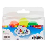 Emotionery Plush Rainbow Highlighters Fun Colours for Kids