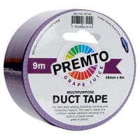 Premto Multipurpose Duct Tape 48mm x 9m - Grape Juice, Durable & Stylish Tape for DIY