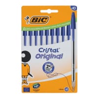 Bic Pack of 10 Cristal Ballpoint Pen - Blue