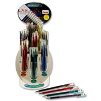 Pentel K110 Hybrid Dual Metallic Gel Pen Set - 8 Assorted Colours