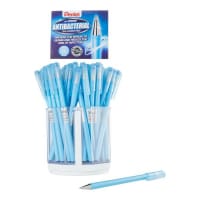 Pentel Superb Bk77 0.7Mm Antibacterial Ballpen CDU Assorted - Antibacterial Ballpoint Pens for School and Office