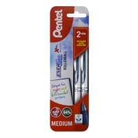 Pentel Card 2 Energel Ice 0.7Mm Rollerball Gel Pens - Black - Smooth-Flow Black Gel Pens for School and Office