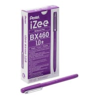 Pentel Izee 1.0mm Ballpoint Pen - Violet, Smooth Writing Ink