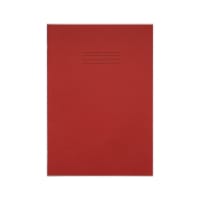 Rhino Exercise Book Plain 48 Pages A4+ Red (Pack of 50) VDU048-010-0