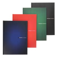 PREMIER A4 160pg HARDCOVER NOTEBOOK - BOLD 4 ASST