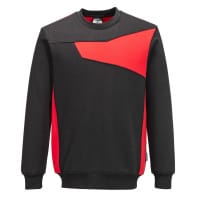 Portwest PW273 PW2 Sweatshirt Black/Red M