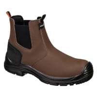 Portwest FV02 Steel Action Nubuck Dealer Boot S7 SC FO SR Brown/Black 45