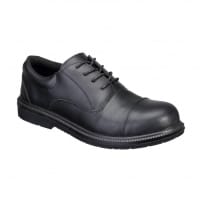 Portwest FD18 Steel Action Leather Executive Shoe S3 SR FO Black 45