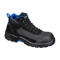 Portwest FC22 Composite Textile Suede Mid Boot S3L HRO SR FO Black/Blue 40