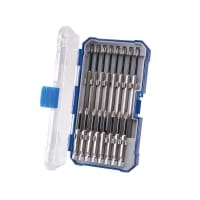 Long Impact Bit Set in Case, 16 Piece