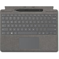 Microsoft Surface Pro Signature Keyboard w/ Slim Pen 2 QWERTY Microsoft Cover port Platinum