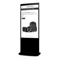 Allsee Technologies L55HD9-T Signage Display Totem design 139.7 cm (55") LCD Wi-Fi 450 cd/m² Full HD Black Touchscreen Built-in processor Android 7.1 24/7