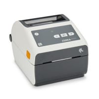 Zebra ZD421 Thermal Transfer Label Printer – Model ZD4A042-C0EM00EZ, 203 x 203 DPI, 152 mm/sec Print Speed, USB & Bluetooth Connectivity, White