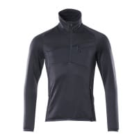 Mascot Fleece Jumper With Half Zip 18003-316 Accelerate Modern Fit Dark Navy 5Xl